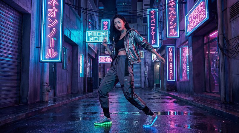 每日吃瓜短视频-霓虹街拍纪实