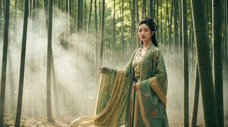 每日吃瓜影视作品-竹林仙境古风